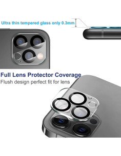 2-PACK iPhone 16 Pro / 16 Pro Max Kameraskydd 2