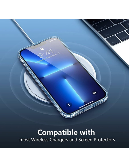 iPhone 16 Pro Max Stöttåligt Genomskinligt Skal Simple