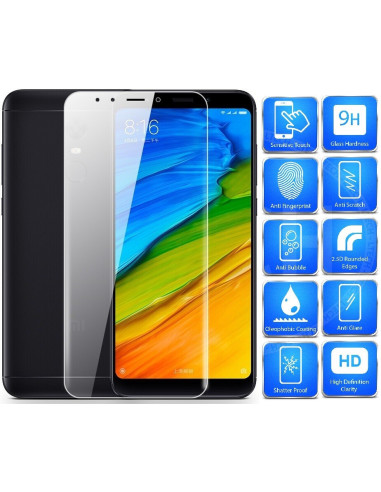 Xiaomi Redmi 5 Plus Härdat glas 0.26mm 2.5D 9H