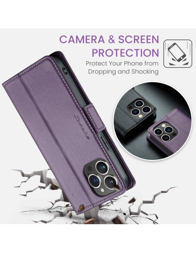CaseMe Skin Pro Fodral iPhone 15 Pro Max - Lila
