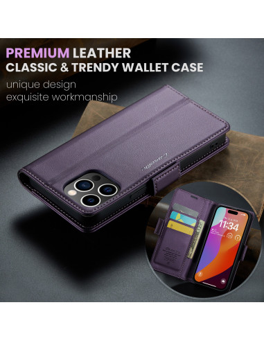 CaseMe Skin Pro Fodral iPhone 15 Pro Max - Lila