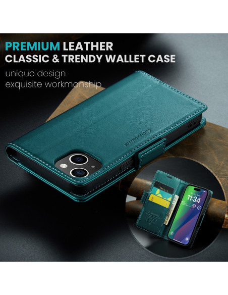CaseMe Skin Pro Fodral iPhone 15 - Grön