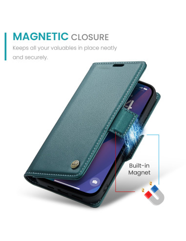 CaseMe Skin Pro Fodral iPhone 15 - Grön