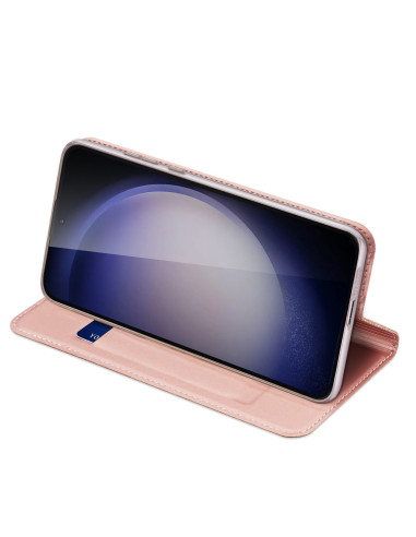 Samsung S23 FE Dux Ducis Skin Pro Flipfodral med Kortfack - Roseguld