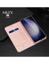 Samsung S24 Plus Dux Ducis Skin Pro Flipfodral med Kortfack - Roseguld