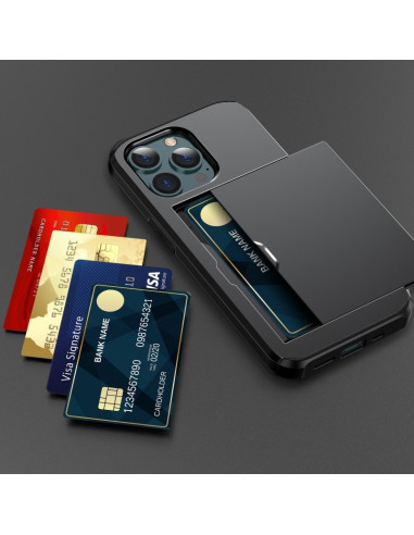 iPhone 16 Pro Max Stöttåligt Skal Kortfack StreetWise