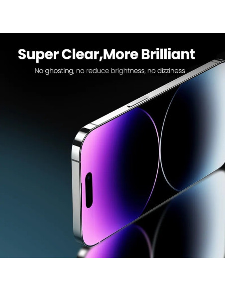 2-PACK iPhone 16 Pro Max Privacy Härdat glas 0.26mm 2.5D 9H