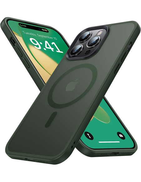 iPhone 16 Pro Max Stötdämpande Skal MagSafe-Kompatibelt V2 - Svart