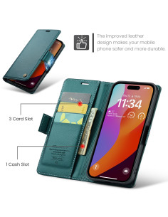 CaseMe Skin Pro Fodral iPhone 16 Pro Max - Grön