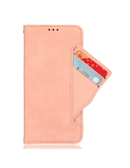 Samsung S23 Plus Plånboksfodral PU-Läder 6-FACK Winston V3 - Rosenguld