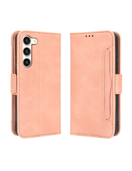 Samsung A14 4G / 5G Plånboksfodral PU-Läder 6-FACK Winston V3 - Rosenguld