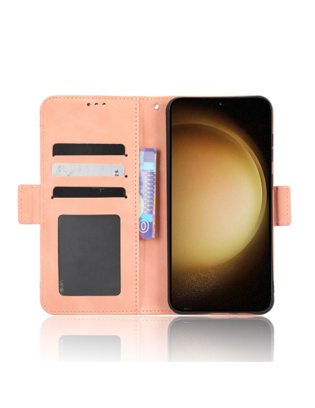 Samsung A35 5G Plånboksfodral PU-Läder 6-FACK Winston V3 - Rosenguld