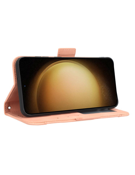 Samsung A35 5G Plånboksfodral PU-Läder 6-FACK Winston V3 - Rosenguld