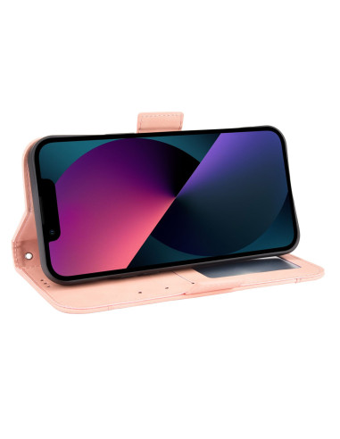 iPhone 14 Plånboksfodral PU-Läder 6-FACK Winston V3 - Rosenguld