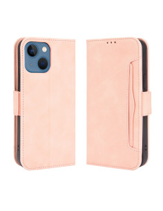 iPhone 14 Plånboksfodral PU-Läder 6-FACK Winston V3 - Rosenguld