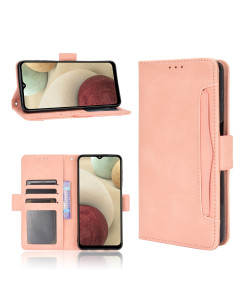 Samsung A12 5G Plånboksfodral PU-Läder 6-FACK Winston V3 - Rosenguld