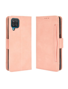 Samsung A12 5G Plånboksfodral PU-Läder 6-FACK Winston V3 - Rosenguld
