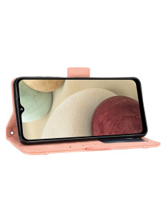 Samsung A12 5G Plånboksfodral PU-Läder 6-FACK Winston V3 - Rosenguld