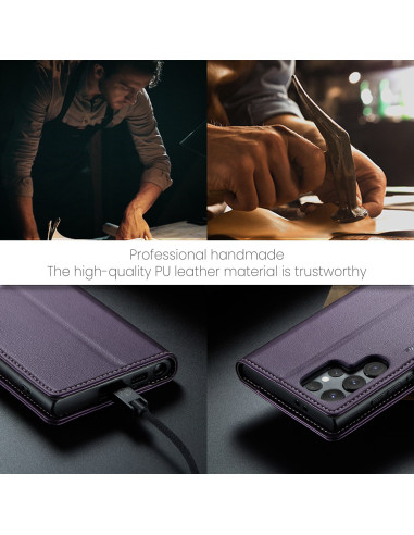 CaseMe Skin Pro Fodral Samsung S23 Ultra - Lila