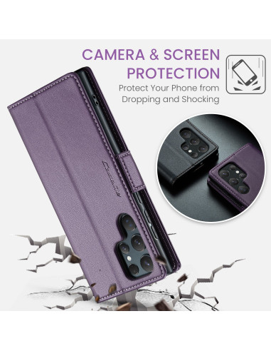 CaseMe Skin Pro Fodral Samsung S24 Ultra - Lila