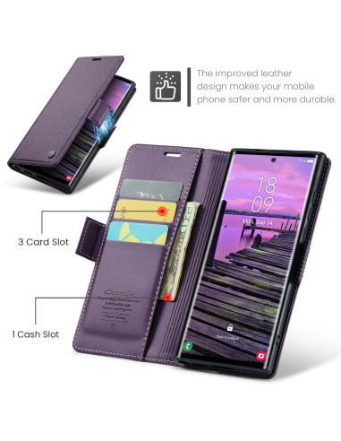 CaseMe Skin Pro Fodral Samsung S24 Ultra - Lila
