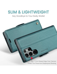 CaseMe Skin Pro Fodral Samsung S24 Ultra - Grön 2