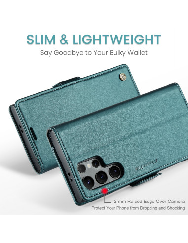 CaseMe Skin Pro Fodral Samsung S24 Ultra - Grön