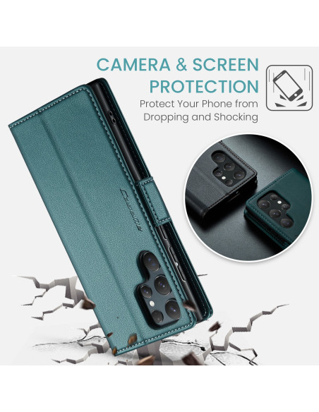 CaseMe Skin Pro Fodral Samsung S24 Ultra - Grön