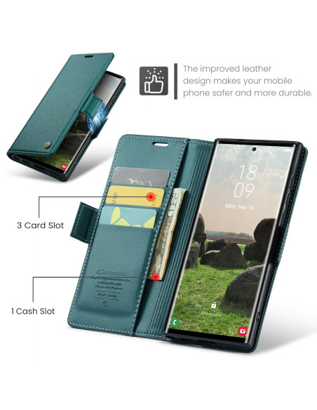 CaseMe Skin Pro Fodral Samsung S24 Ultra - Grön