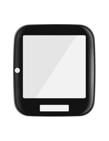 Framifrån vy av 3D-härdat glas för Garmin Venu Sq med transparent yta