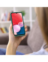Samsung A32 4G Gummibelagd Mattgrönt Skal Kameraskydd Liquid - Grön