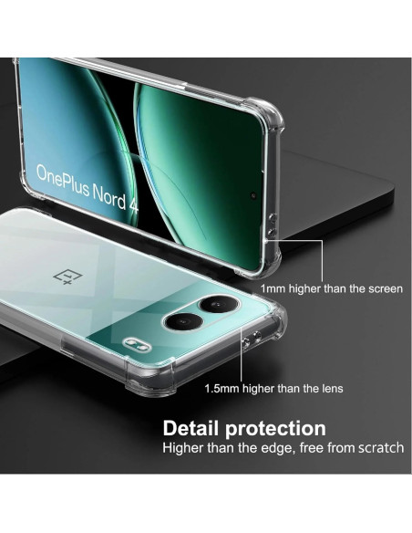 OnePlus Nord 4 Stöttåligt Skal med Förstärkta Hörn