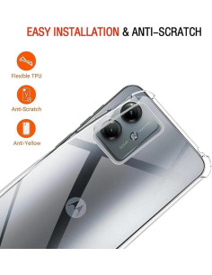 Motorola Moto E14 Stöttåligt Skal med Förstärkta Hörn 2