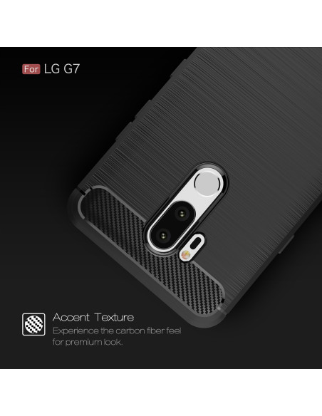 LG G7 ThinQ Stöttåligt Stötdämpande Skal SlimCarbon