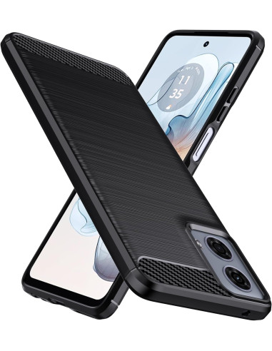 Motorola Moto E14 Stöttåligt Skal SlimCarbon