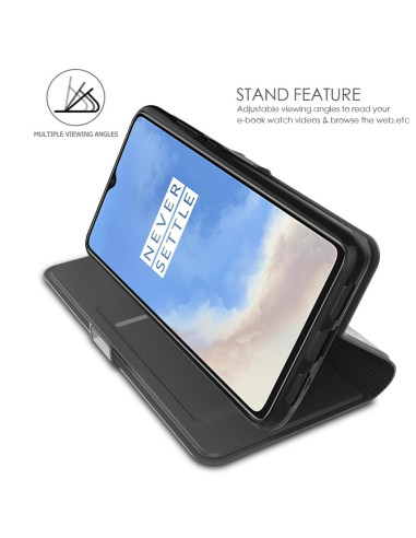OnePlus 7T Flipfodral Skin Pro V2 med Kortfack
