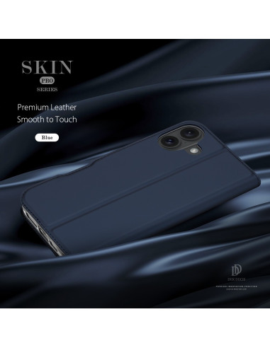 iPhone 16 Dux Ducis Skin Pro med Kortfack - Blå