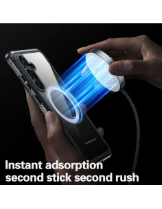 Samsung S24 Plus Heltäckande Magsafe Premium 3D Skal 3in1 ThreeSixty