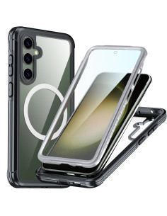 Samsung S23 Heltäckande Magsafe Premium 3D Skal 3in1 ThreeSixty
