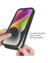 iPhone 13 / 14 Heltäckande Magsafe Premium 3D Skal 3in1 ThreeSixty