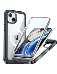 iPhone 15 Heltäckande Magsafe Premium 3D Skal 3in1 ThreeSixty