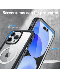 iPhone 15 Heltäckande Magsafe Premium 3D Skal 3in1 ThreeSixty 2