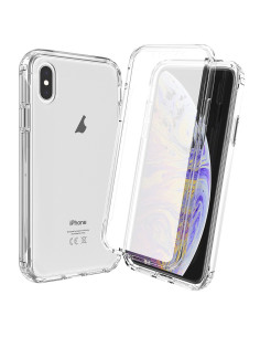 iPhone X / XS Heltäckande Premium 3D Skal 3in1 ThreeSixty Clear