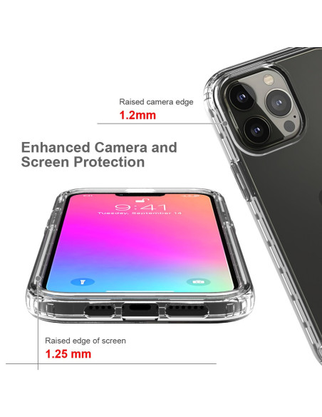 iPhone 11 Pro Max Heltäckande Premium 3D Skal 3in1 ThreeSixty Clear