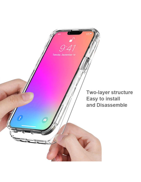 iPhone 11 Pro Max Heltäckande Premium 3D Skal 3in1 ThreeSixty Clear
