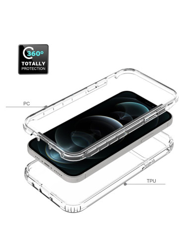 iPhone 11 Pro Max Heltäckande Premium 3D Skal 3in1 ThreeSixty Clear