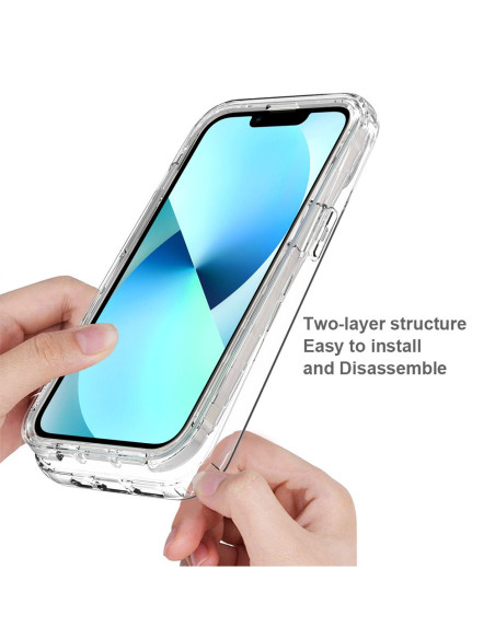 iPhone 13 Heltäckande Premium 3D Skal 3in1 ThreeSixty Clear