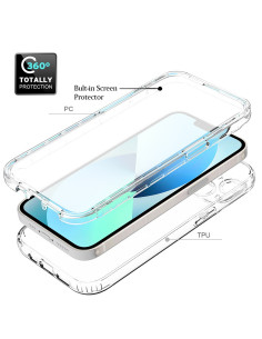 iPhone 13 Mini Heltäckande Premium 3D Skal 3in1 ThreeSixty Clear 2