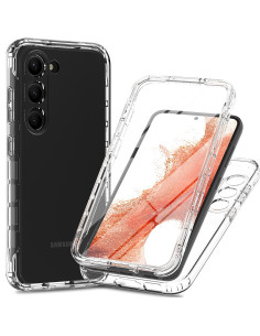 Samsung S23 Heltäckande Premium 3D Skal 3in1 ThreeSixty Clear