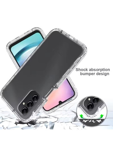Samsung A24 Heltäckande Premium 3D Skal 3in1 ThreeSixty Clear